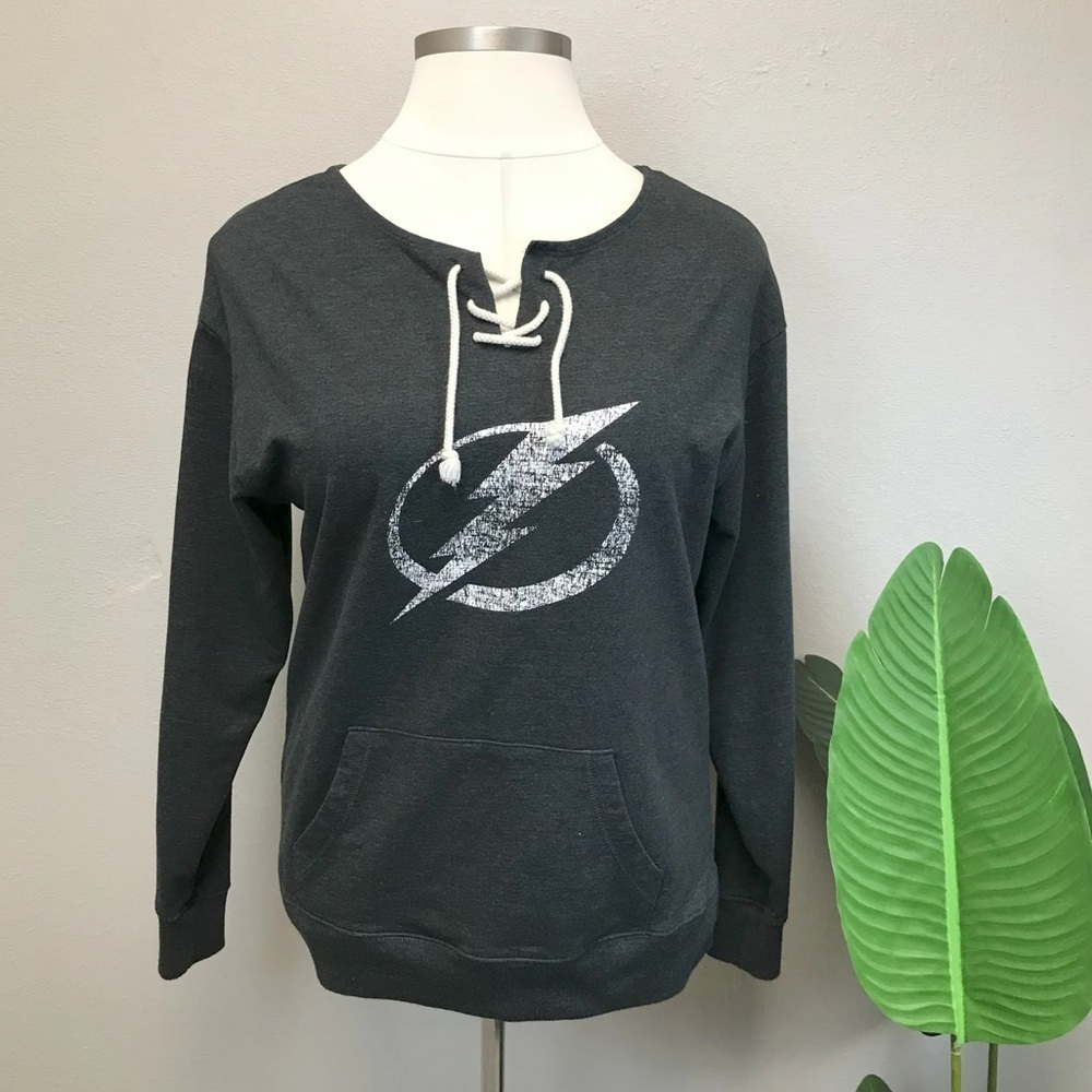 NHL Tampa Bay Lightning Rink Warrior Pullover Hoodie - Size XL